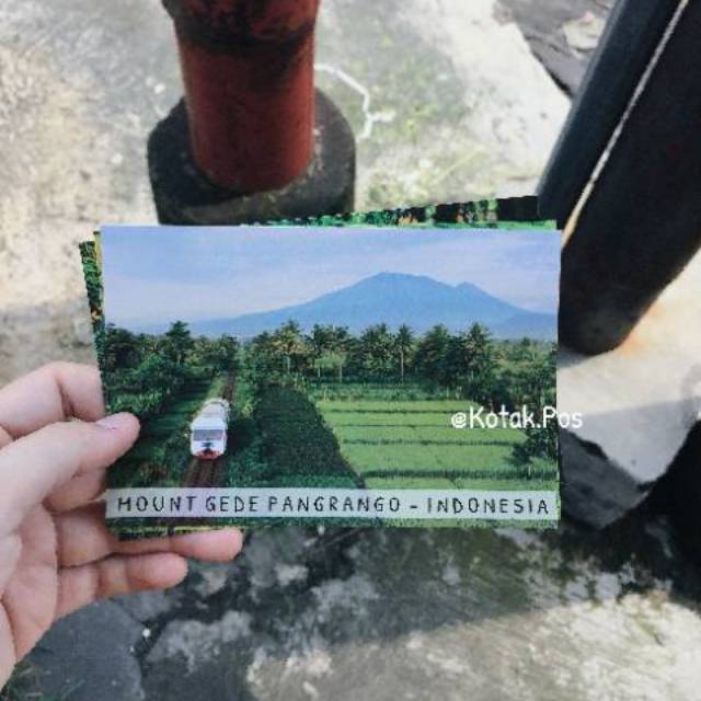 

MOUNT GEDE PANGRANGO NATIONAL PARK TAMAN NASIONAL GUNUNG JAWA BARAT KARTU POS POSTCARD SURAT UCAPAN