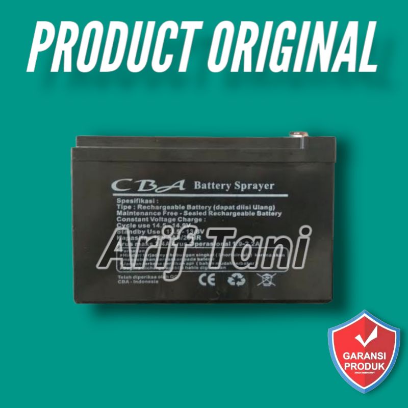 Aki kering CBA battery sprayer