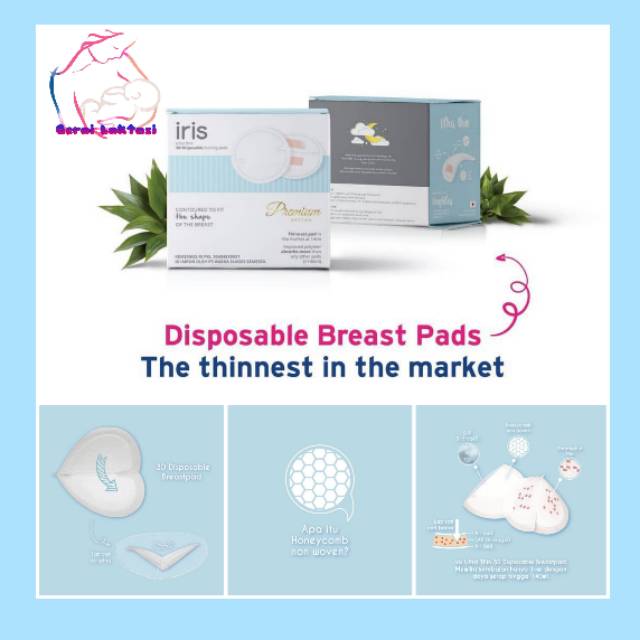 IRIS DISPOSABLE BREAST PAD / BREAST PAD SPECTRA