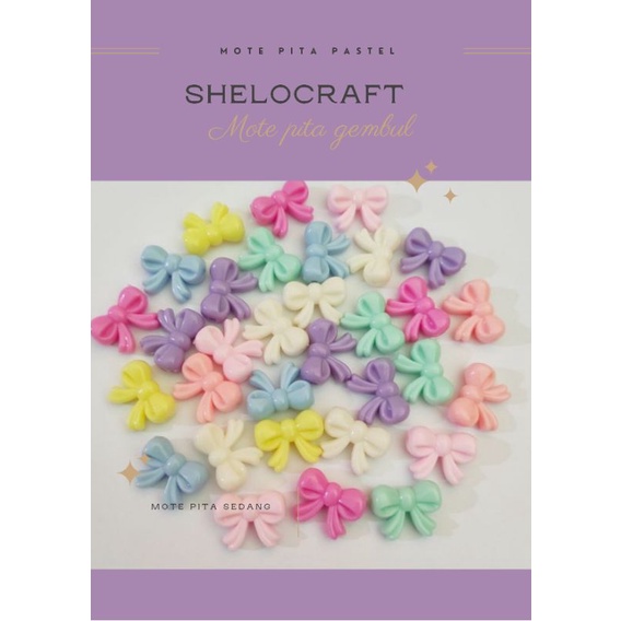 29pcs Mote pita sedang Mote pita gembul mote pita pastel Mote pita susu Mote susu pita