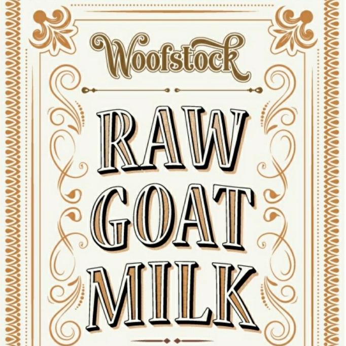 

(BISA COD) Woofstock Raw Goat Milk Susu Kambing Asli Murni Etawa