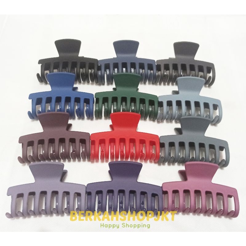 JEDAI Rambut Doff Korea Tebal Multi Colour/JEDAI Doff KEPITING GIGI 5/Jepit Rambut 6-7cm