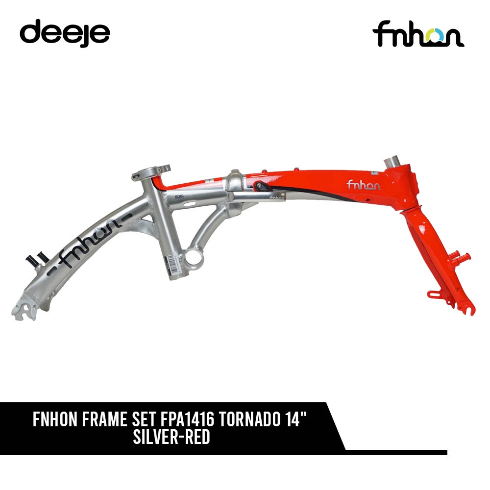 FNHON FRAME SET FPA1416 TORNADO 14" SILVER-RED