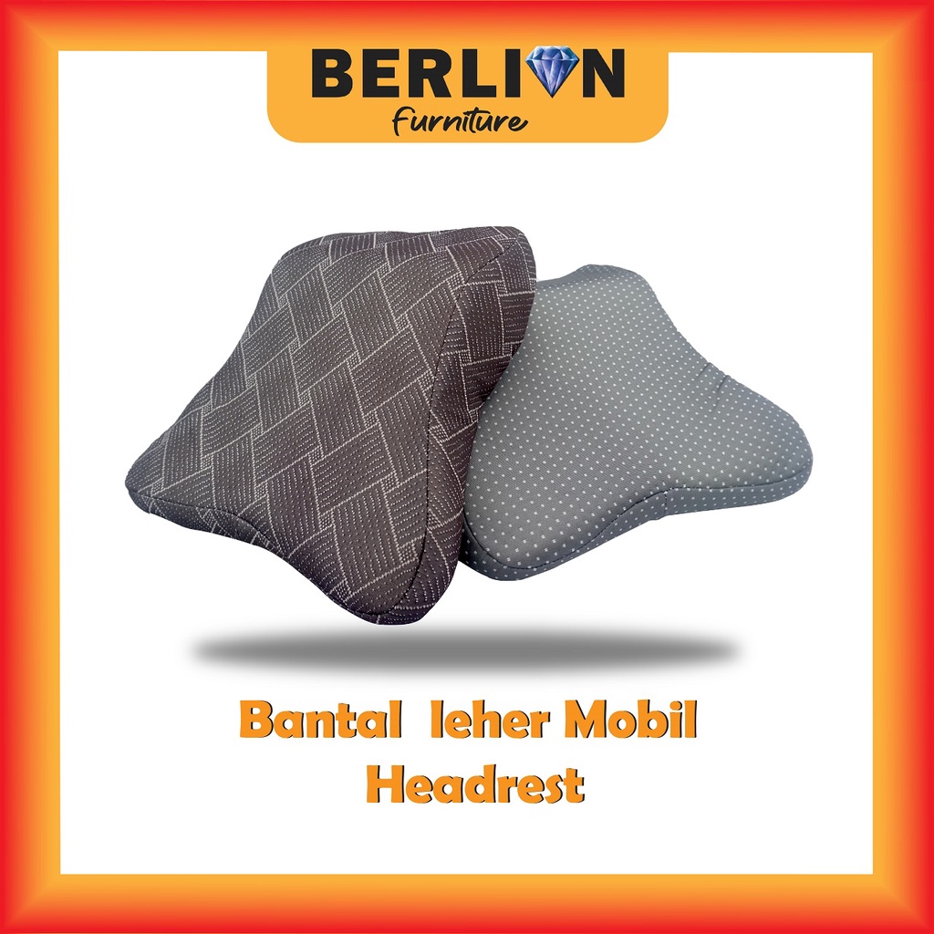 Bantal Mobil Headrest Memory Foam / Sandaran Leher Empuk