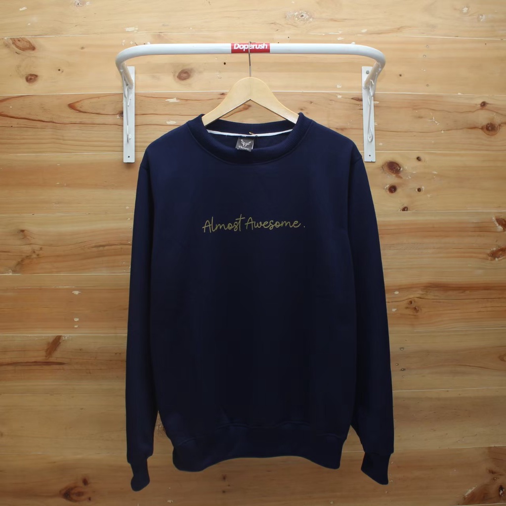 CREWNECK SIMPLE MOCCA WANITA 2021 /CREWNEK ORIGINAL DI CLOTHING/CREWNEK PRIA