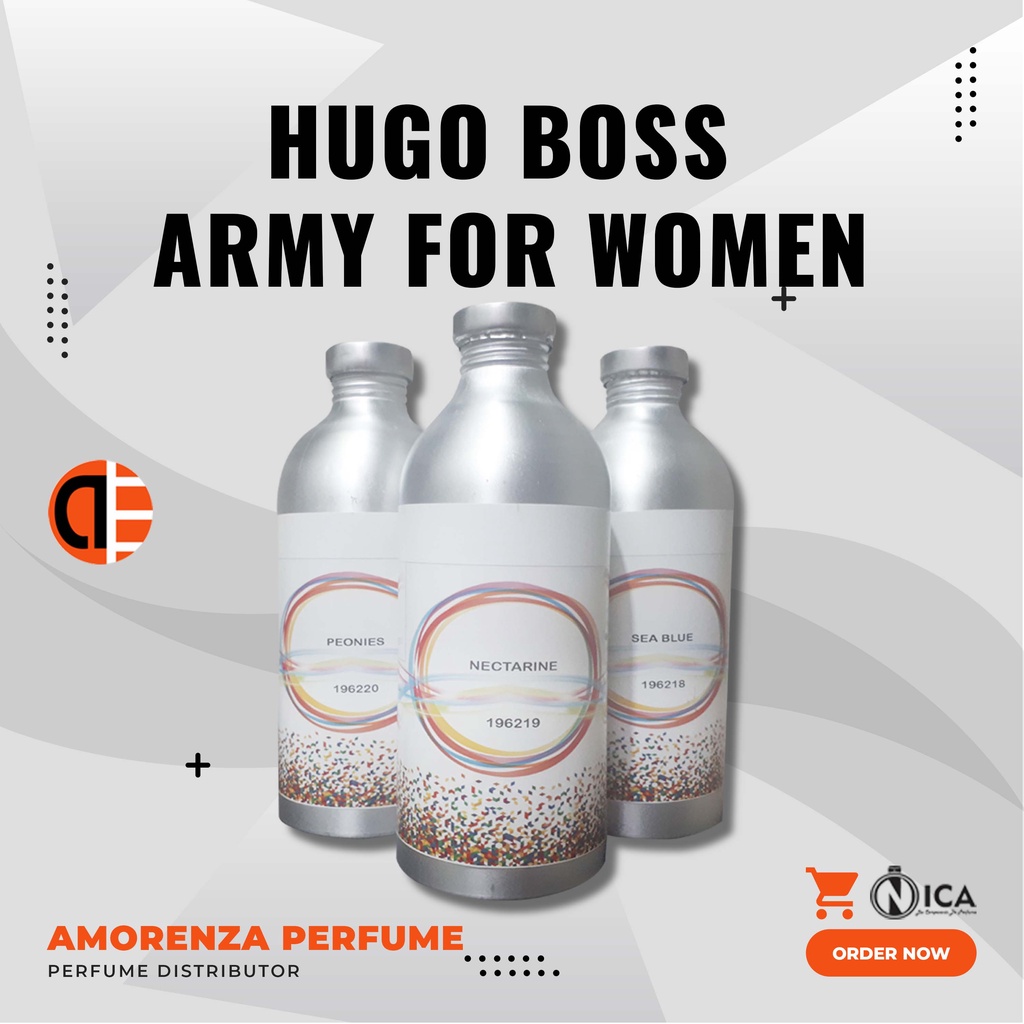 Bibit Parfum Murni HUG0 B0SS ARMY W0MEN - WAR WOMEN Nica Fragrance 250ml Segel Pabrik