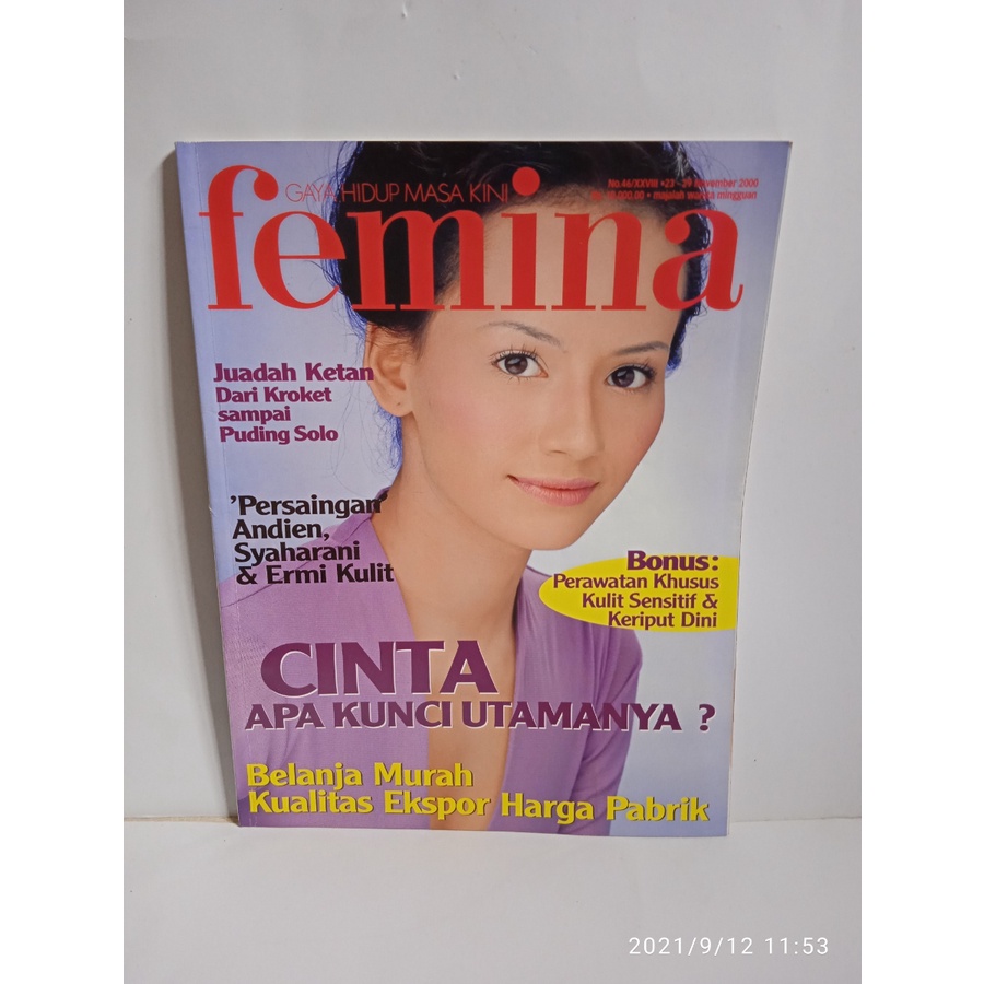 majalah Femina no 46 November 2000
