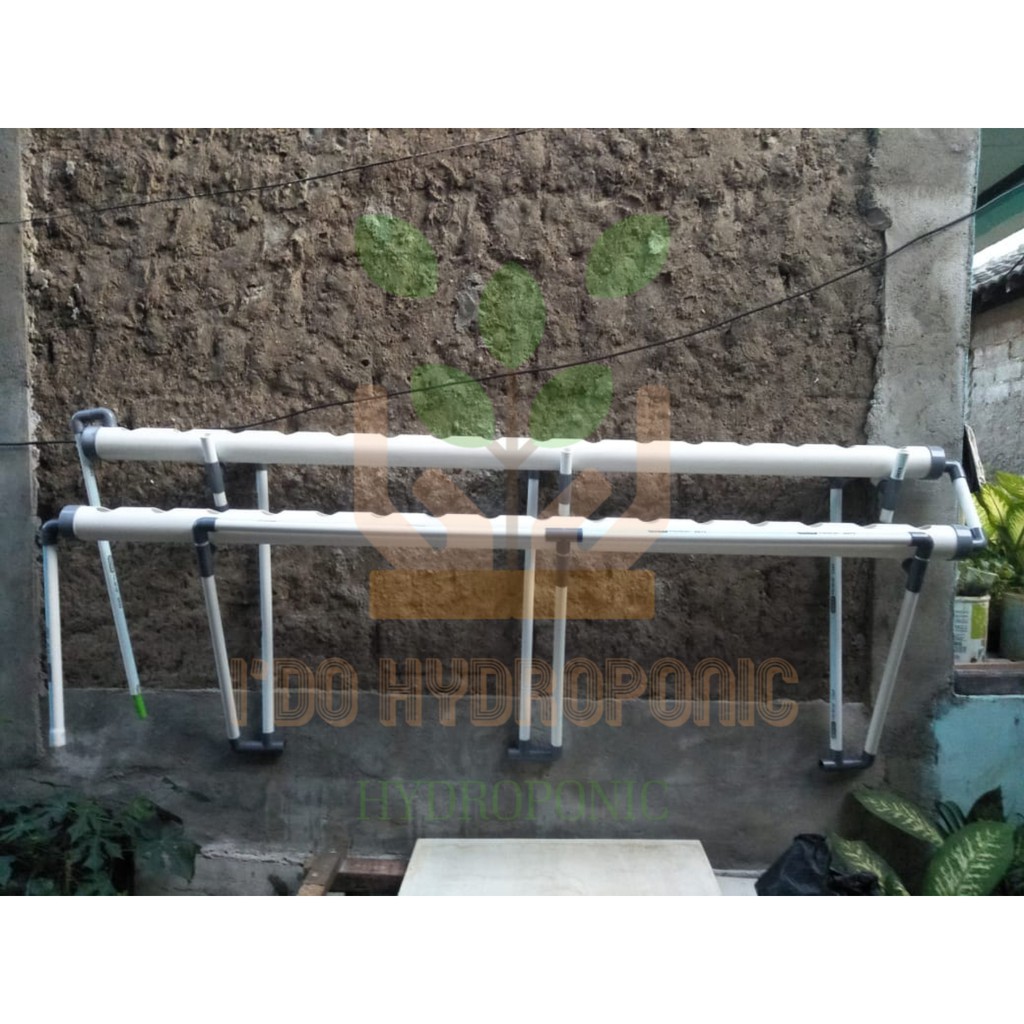INSTALASI HIDROPONIK 2 METER DINDING