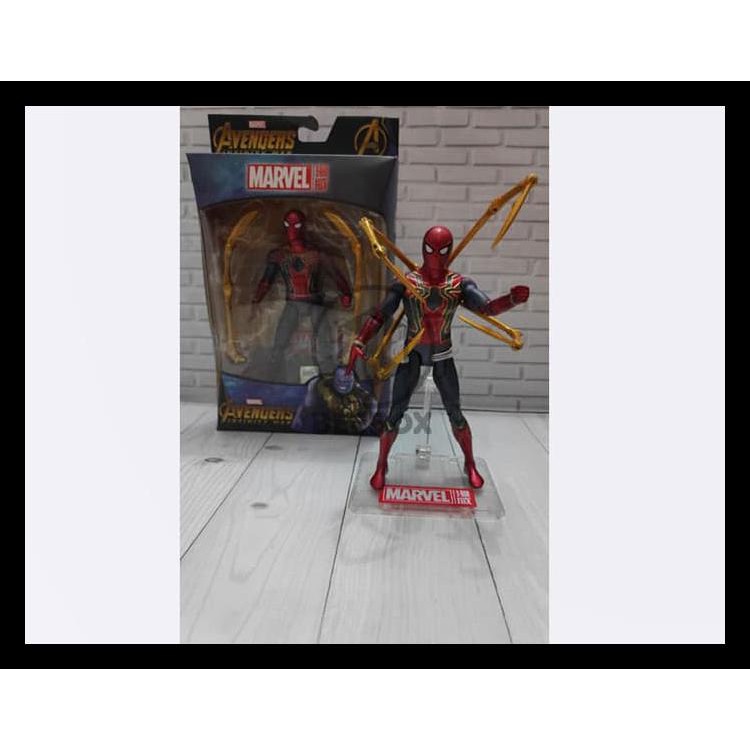 Action Figure Marvel Infinity War Spiderman Iron Spider Kode036 - hot toy figure roblox game pvc bendable figure toys anime roblox
