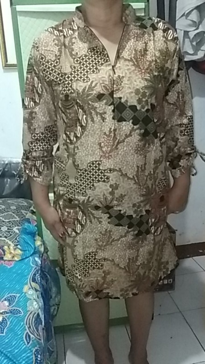 Atasna Batik Wanita Ppbtk07 Modern Batik Cassual/atasanbatik