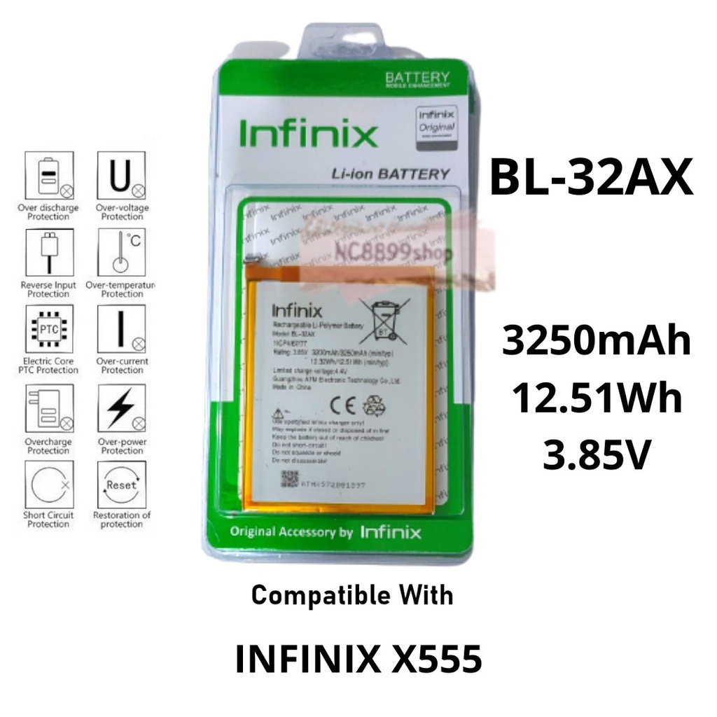 (NC) Batre Baterai Battery Original Infinix BL32AX BL 32AX Zero 4 X555