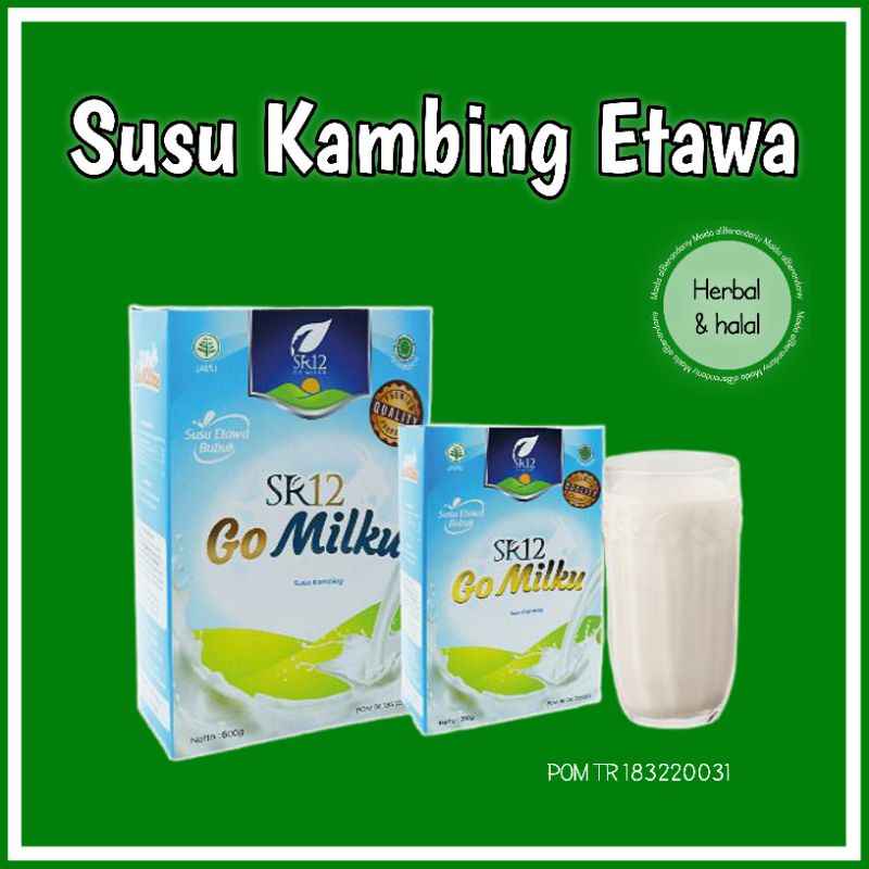 

GO MILKU SUSU KAMBING ETAWA SR12 / SUSU KAMBING