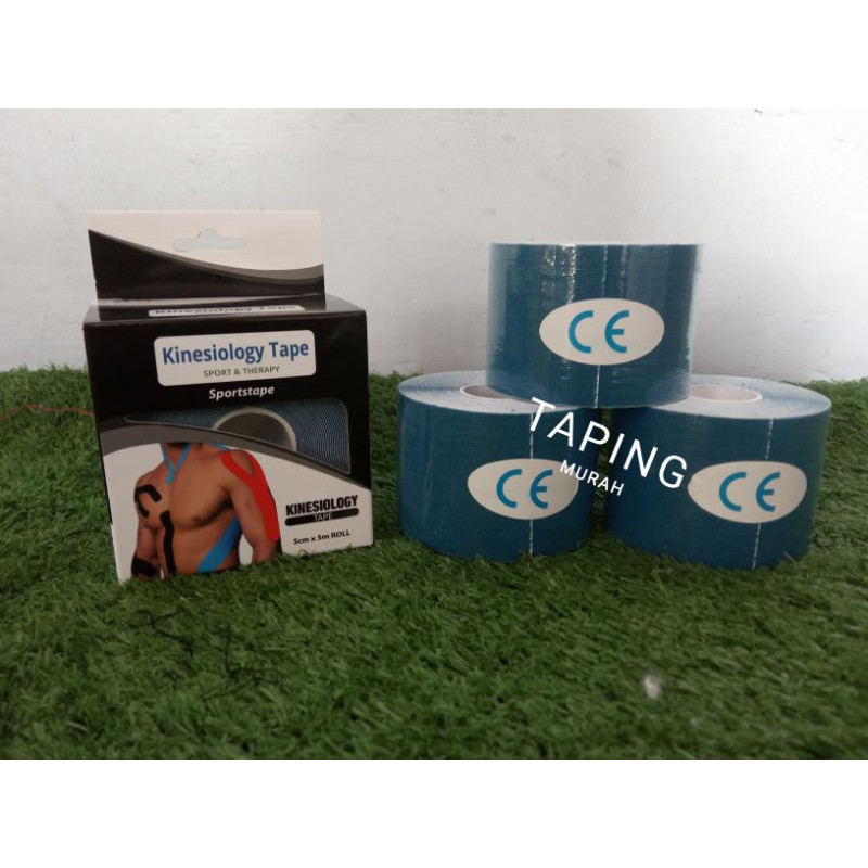 

Knesiology Tape Taping Murah Warna Biru