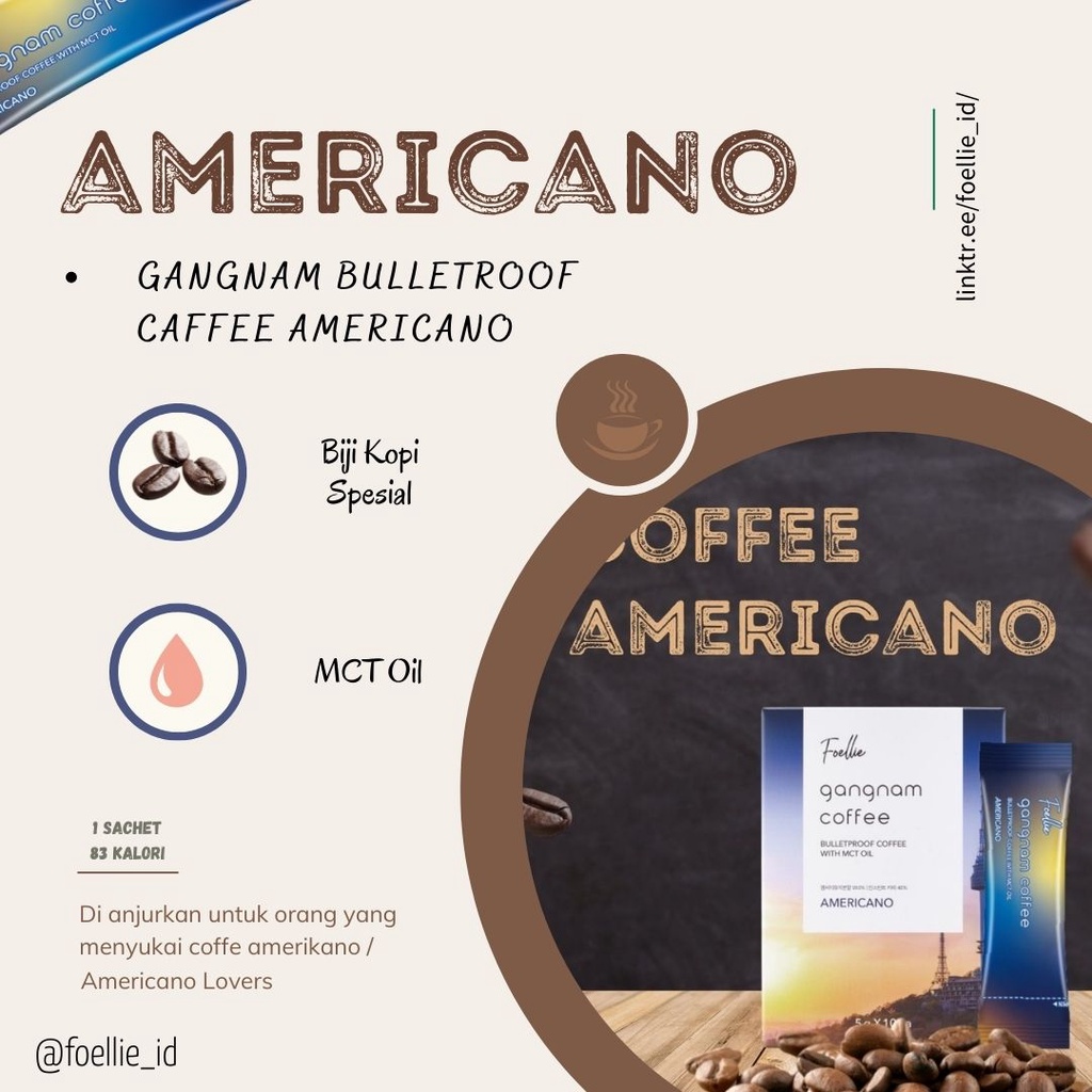 

Foellie Korean Gangnam Coffee - Americano