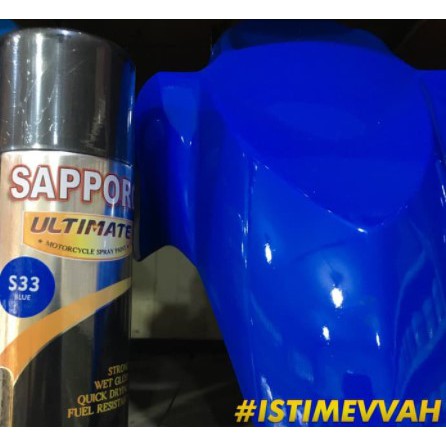 Cat Pilox Sapporo Ultimate S33 Blue Warna Biru 400 ml cc 400ml