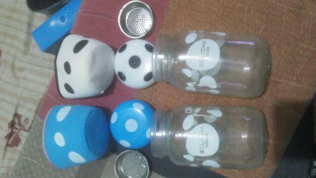 Botol Minum Kaca / Botol Jamur / Botol Tumblr / My Bottle Mushroom