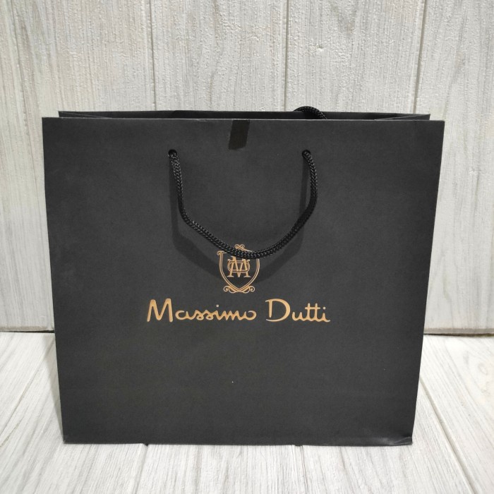 

(TERLARIS) paperbag massimo dutti small original / paper bag massimo dutti asli
