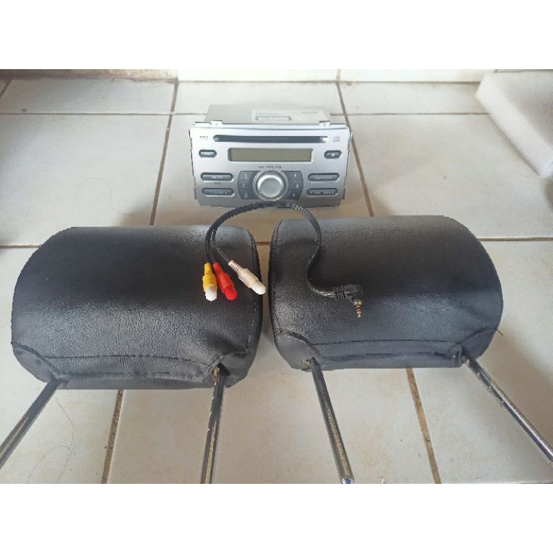 Head unit Avanza Veloz dan sandaran kepala