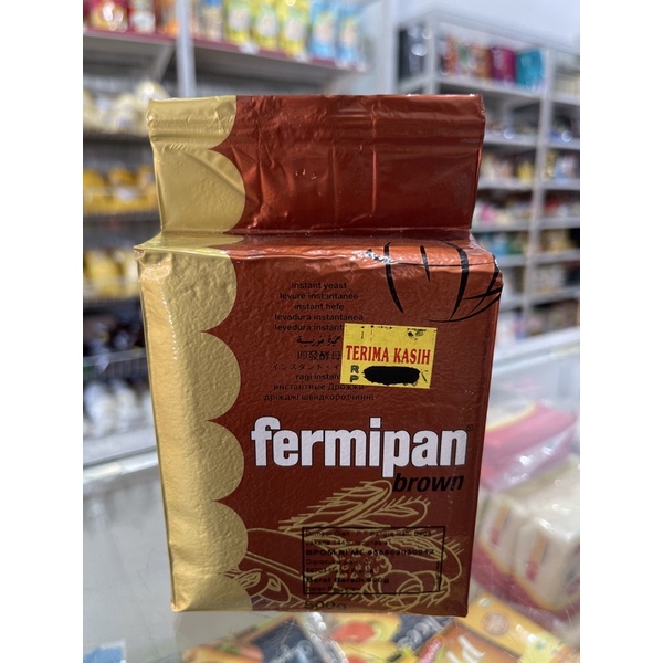 

Fermipan brown 500gr / instant yeast / ragi instant