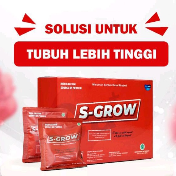 S-GROW 12.12 Susu Suplemen Peninggi Badan Terbaik Ampuh 100%