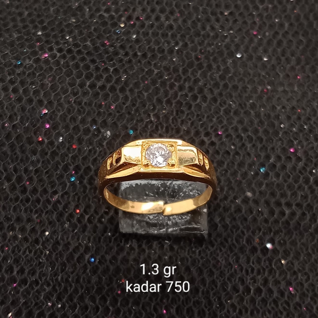 Cincin Anak Emas 17K - 1.3 gr Kadar 750 - 266