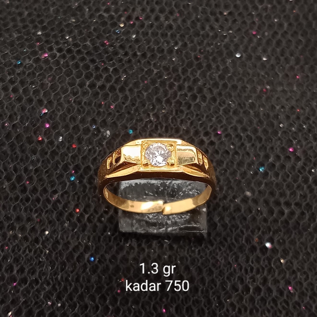 Cincin Anak Emas 17K - 1.3 gr Kadar 750 - 266