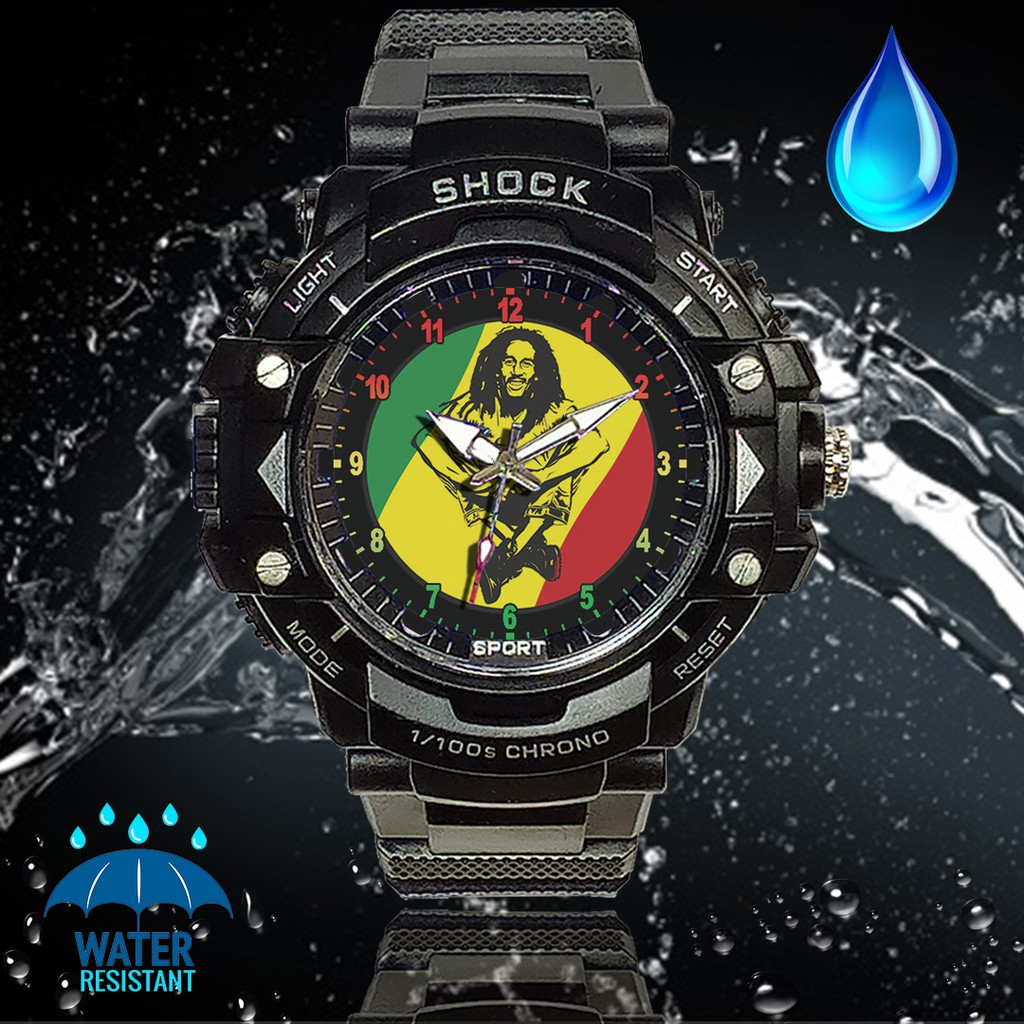 (JOS GANDOS BOS) Jam Tangan  BOB MARLEY - 2 (Exclusive)