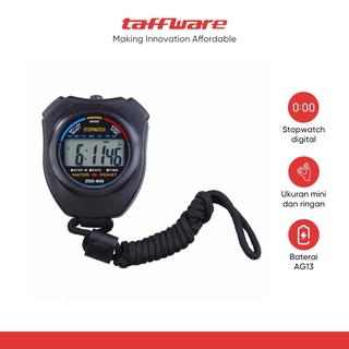 TaffSPORT Stopwatch Profesional LCD dengan Strap - ZSD-808