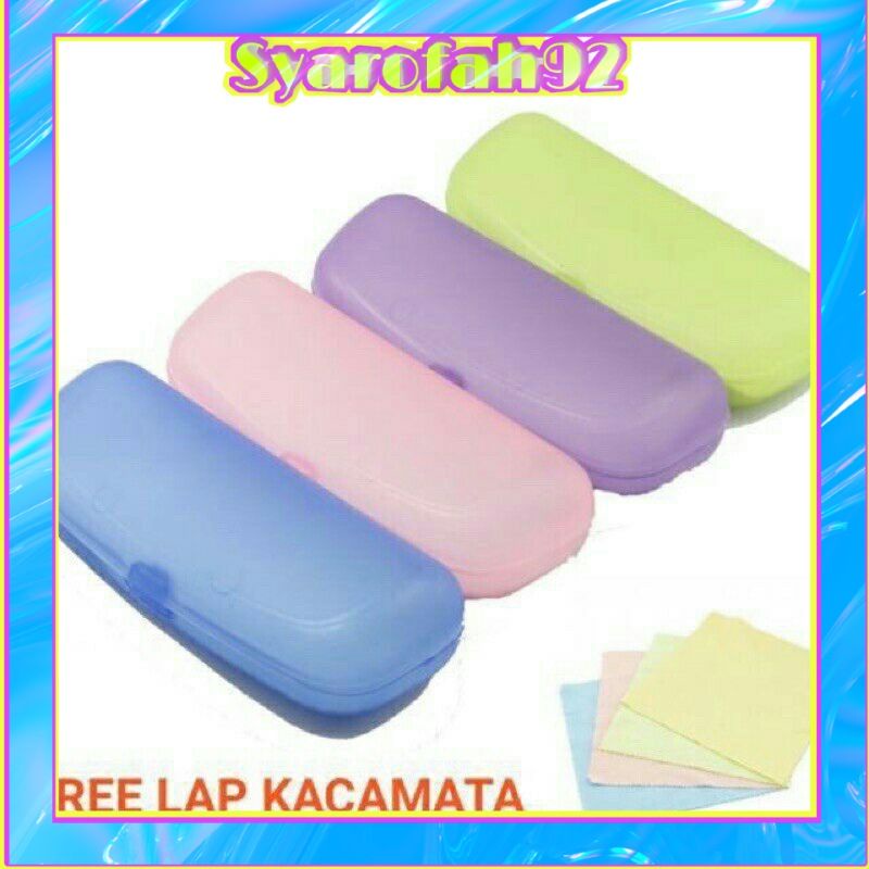 (SYA92) Box kacamata free Lap pembersih kacamata