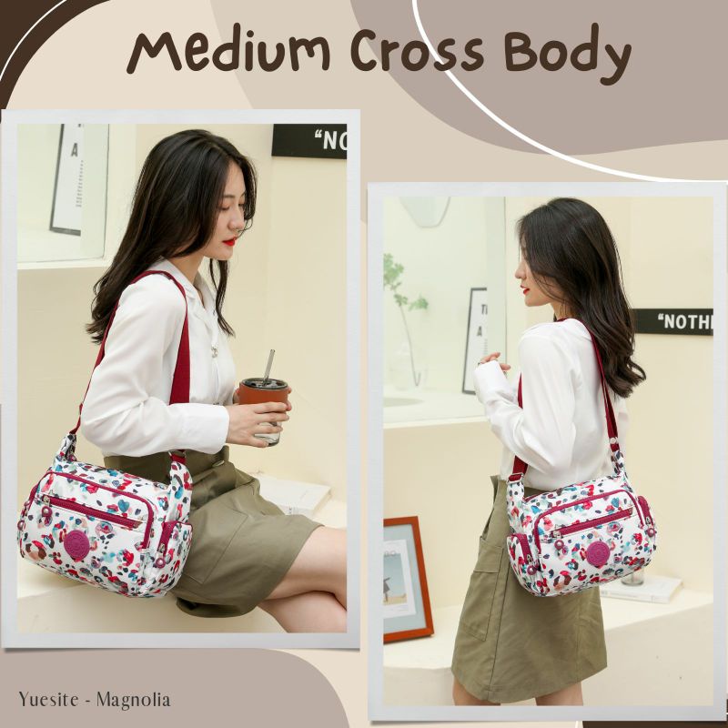 TAS SELEMPANG WANITA YUESITE MAGNOLIA ORIGINAL SLING BAG