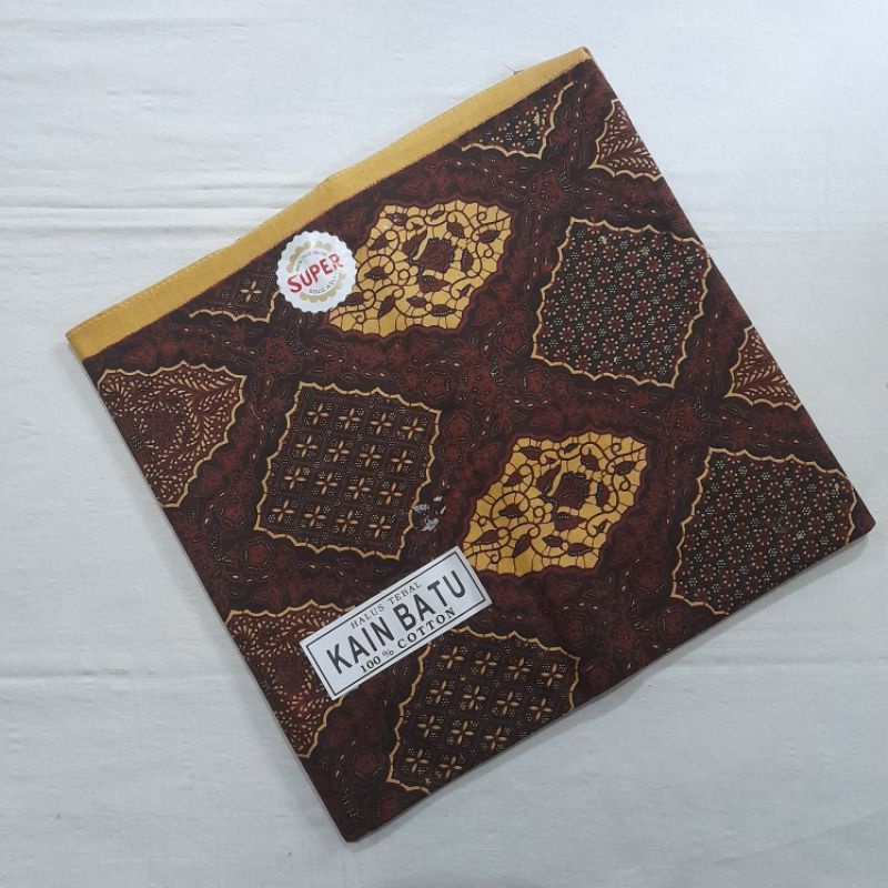 Kain Panjang,kain jarit, Batik Batu Cap batu - Batik Halus Uk 2 x 1m ,