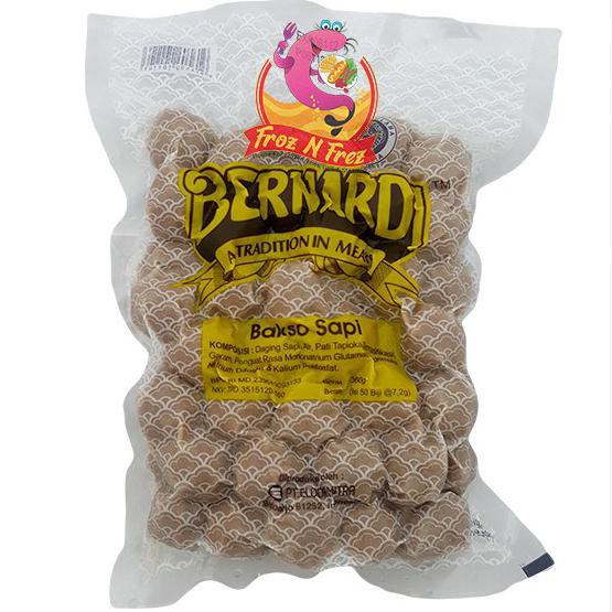 

Bernardi Bakso Sapi Kecil 360 Gram (50 Pcs) Termurah