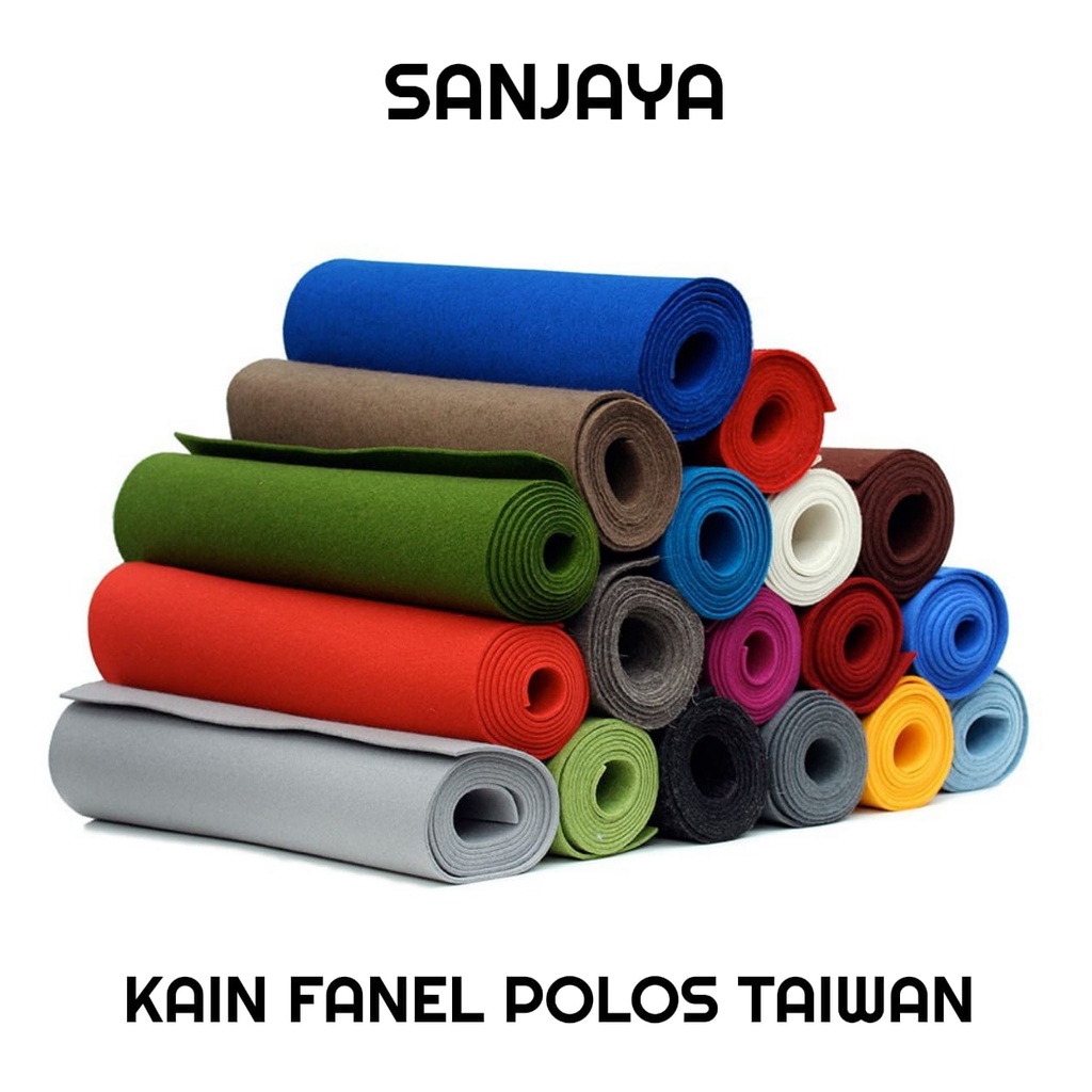 (PART 2) KAIN FLANEL / KAIN FANEL ROLL / KAIN WARNA WARNI / KAIN FANEL POLOS TW (TAIWAN) PER 1 ROLL