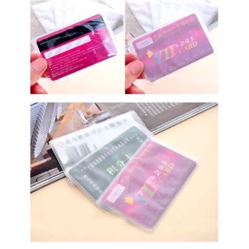 

sampul pelindung kartu nama name tag cover card