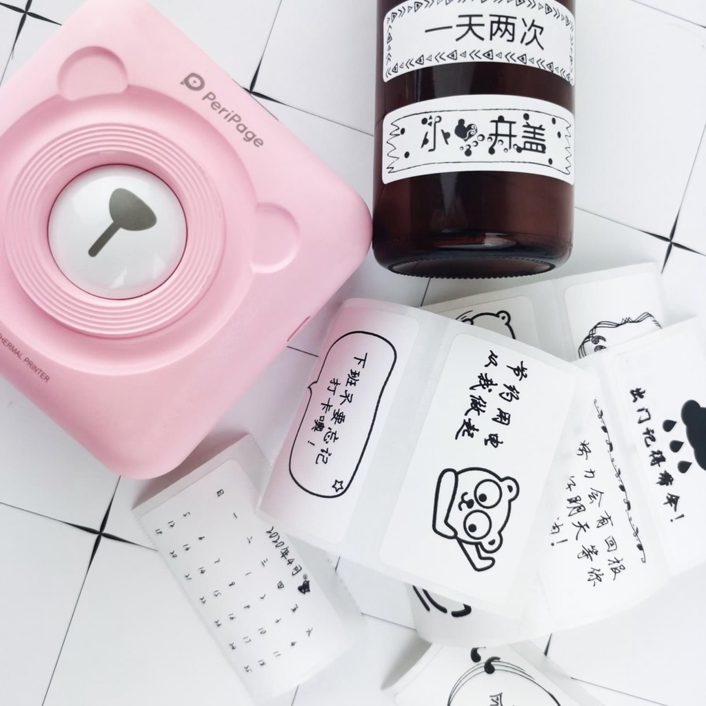 1 Roll 56x30 PeriPage Original Kertas Thermal Kertas struk kasir printer bluetooth A6 A9 A9Max A9S A9 Pro Paperang P1 P2 P2S thermal resi kertas termal label barcode kertas foto photo 5630 ECER