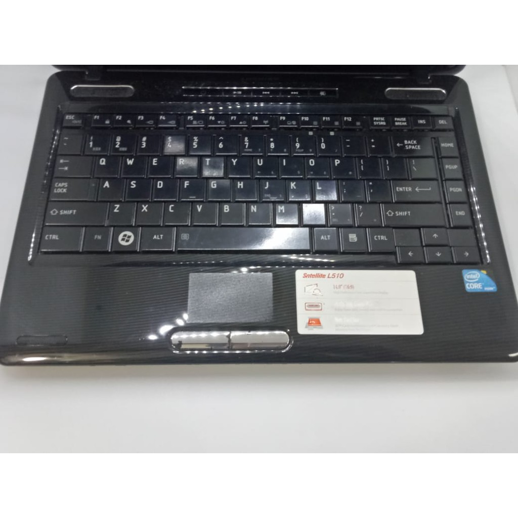 LAPTOP SECOND TOSHIBA L510 CORE I3 BAGUS SEKOLAH KANTOR