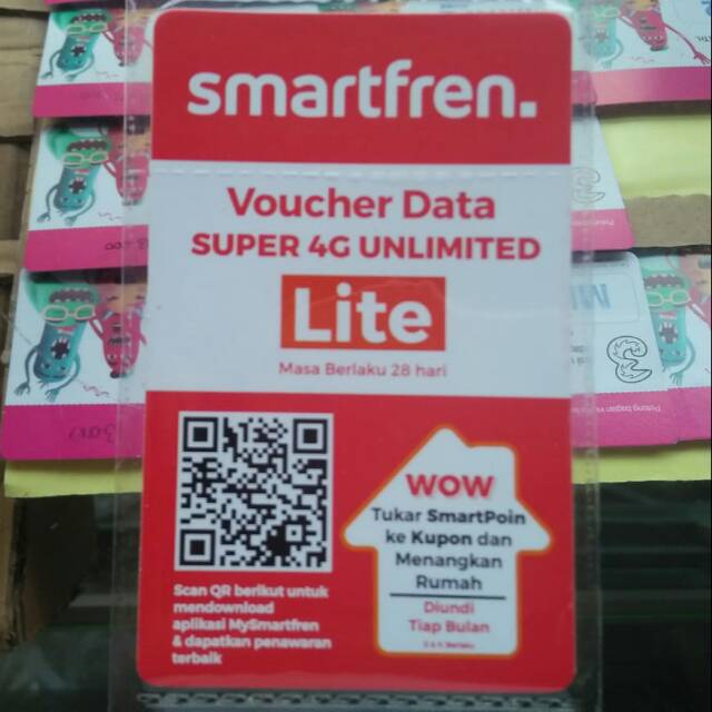Voucher smartfren unlimited lite
