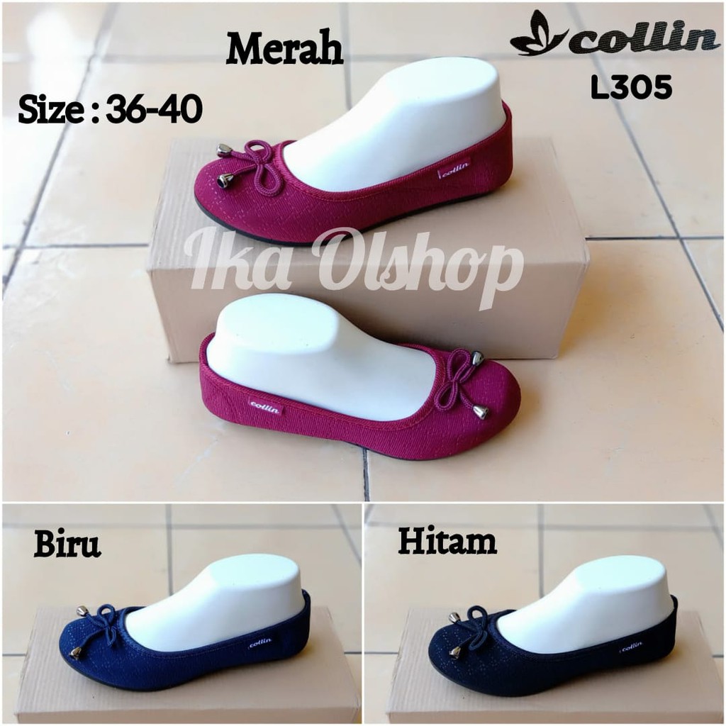 COLLIN Sepatu Flat Kain Type L305