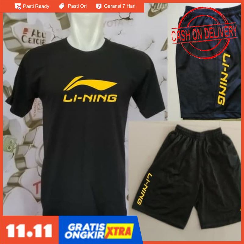 CELANA BADMINTON DAN BAJU BADMINTON/STELAN BADMINTON LINING NOMOR SATU