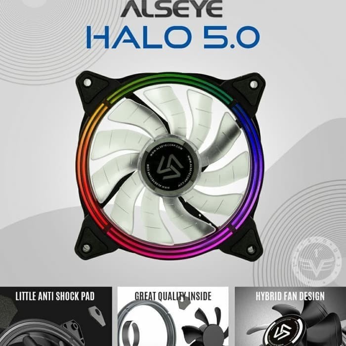 ALSEYE SERIES HALO 5.0 FAN Auto RGB FAN CASE