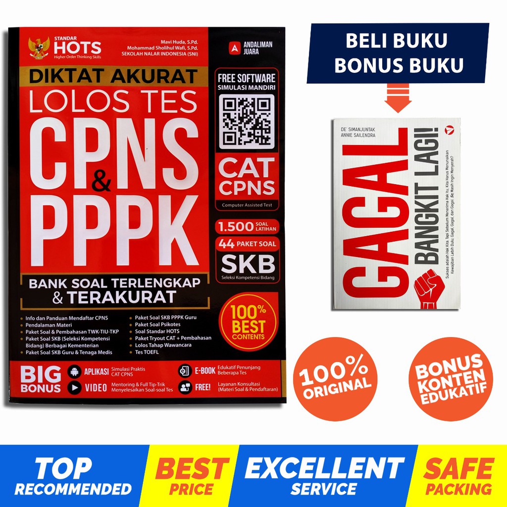 Buku Lolos Tes CPNS - DIKTAT AKURAT LOLOS TES CPNS & PPPK