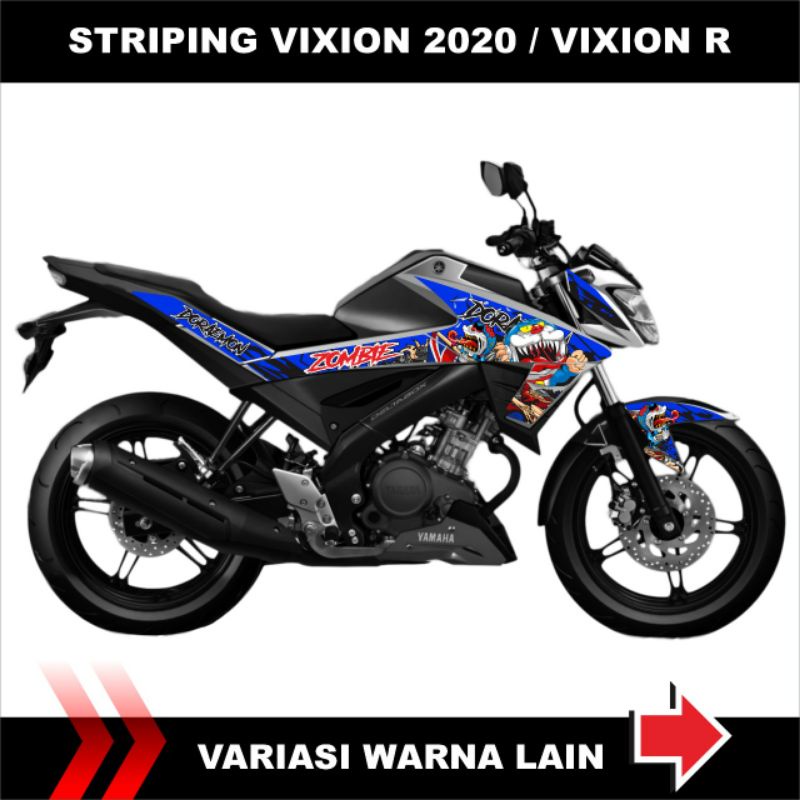 STIKER STRIPING MOTOR VIXION NEW/LIS STIKER BODY MOTOR VIXION NEW 2020/STRIPING LIS BODY VIXION BARU