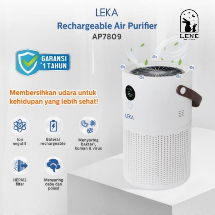 LEKA AP7809 Portable Air Purifier (Rechargeable) - HEPA12 Filter Anion