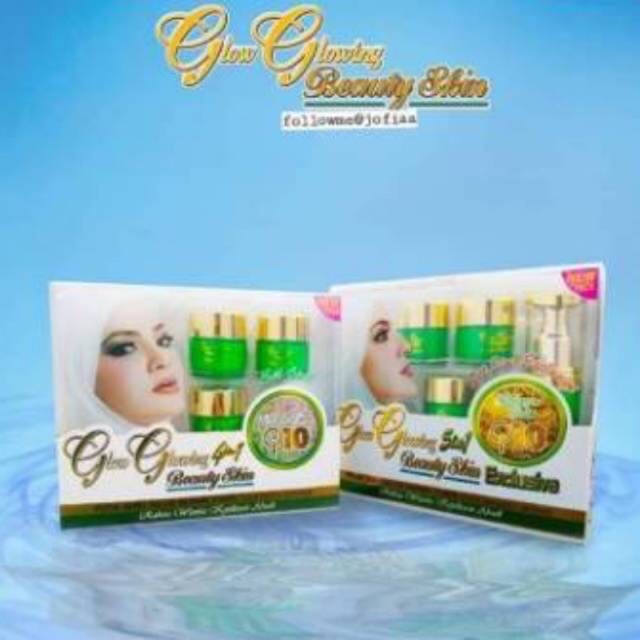 [ORIGINAL] GLOW GLOWING SKINCARE/DARA ANGGUN ORIGINAL 100% PRODUK MALAYSIA 5IN1