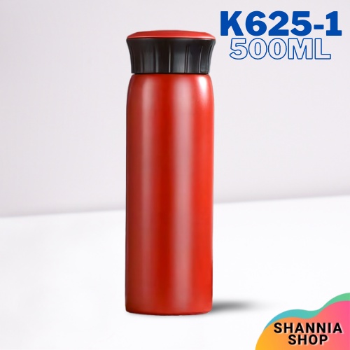 K625-1 [MERAH] Termos Travel Tumbler Stainless Steel 500ML - Termos Air Panas