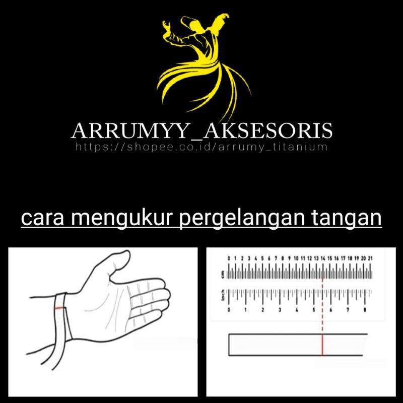 Arrumyy Gelang wanita gold emas original titanium anti karat