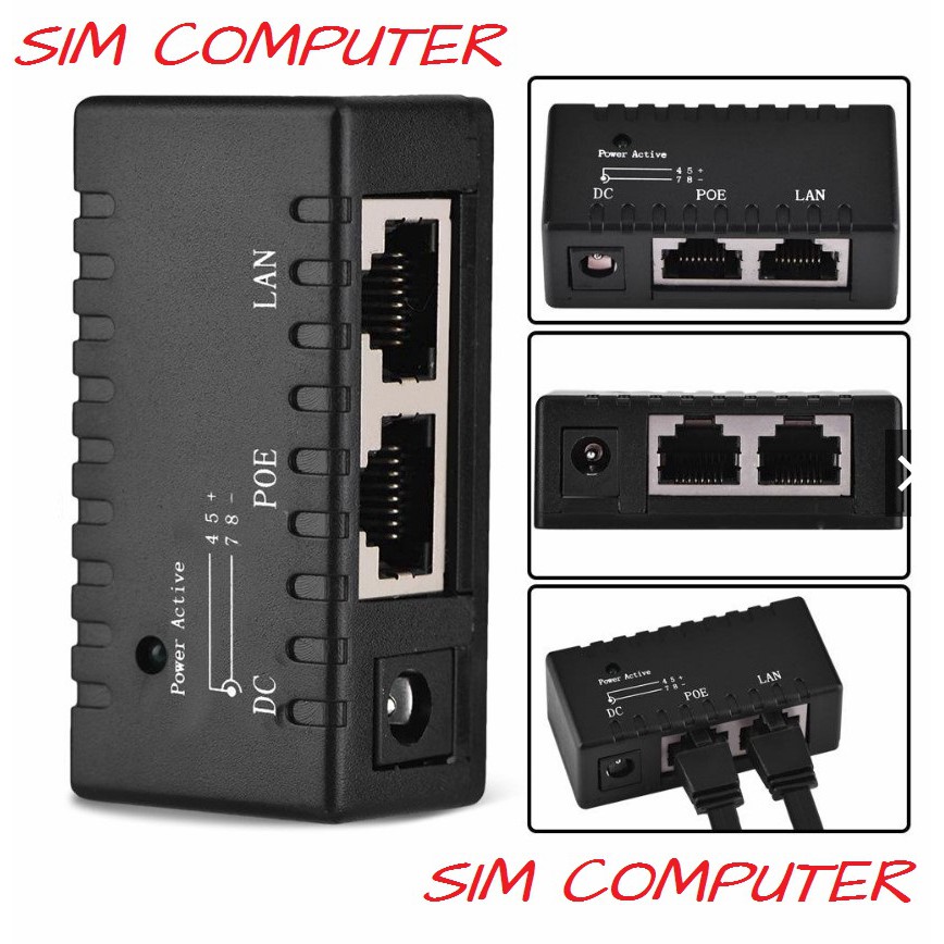 POE Injector POE Splitter Power Over Ethernet
