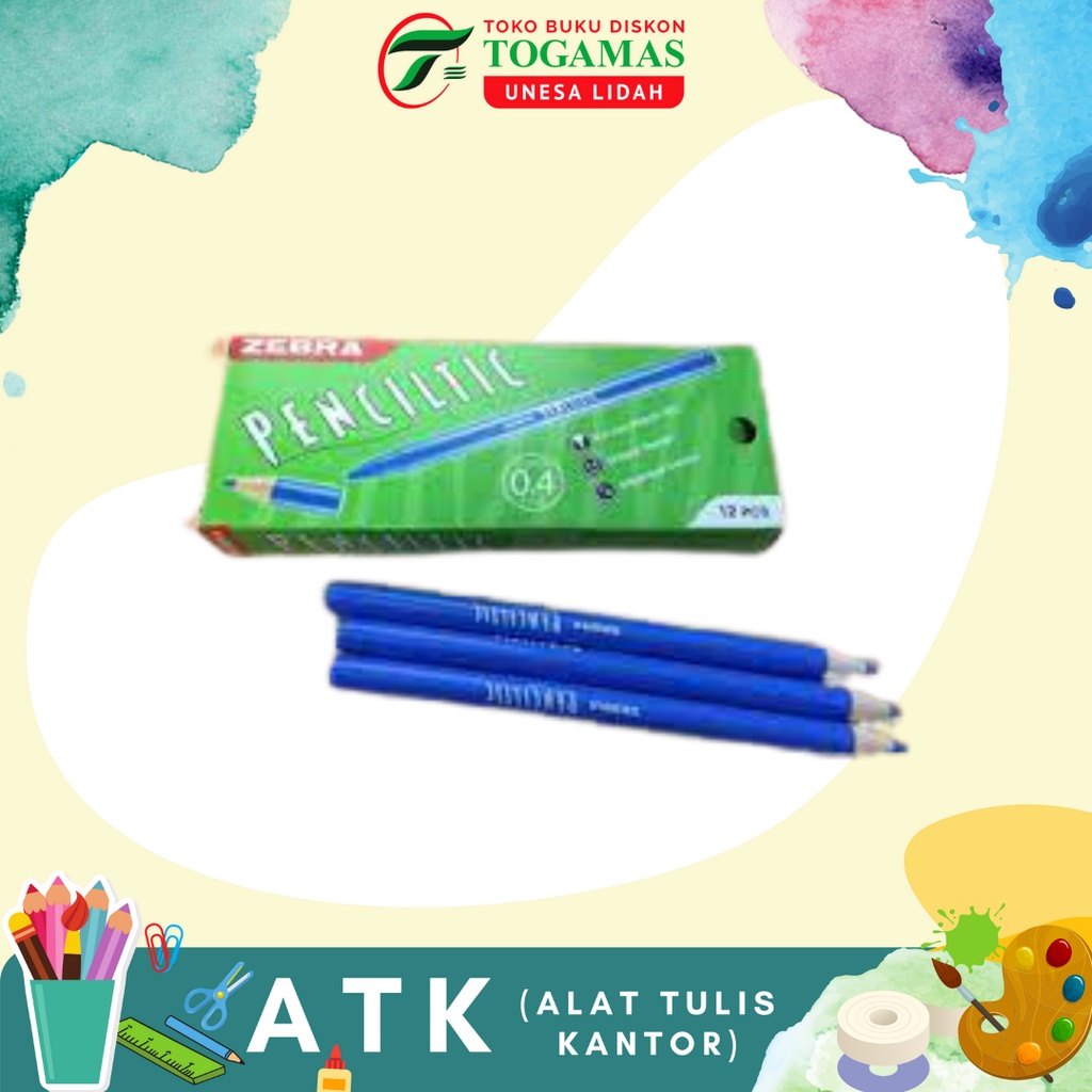 

BALLPEN PENCILTIC 0.4 ZEBRA BLUE