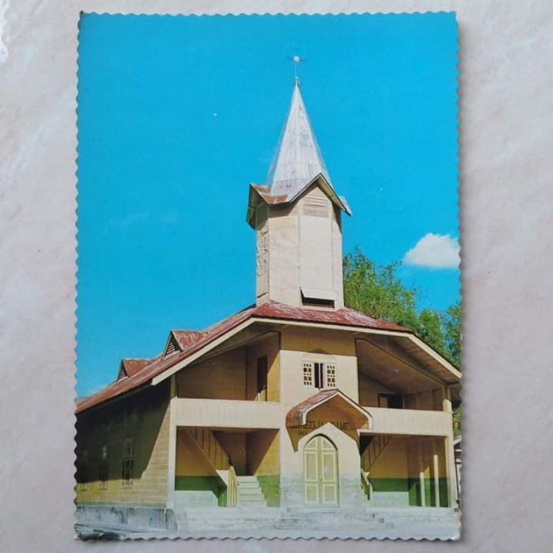 

Kartu Pos Kuno Jadul Foto Gereja Dame North Sumatra tahun 1980-an
