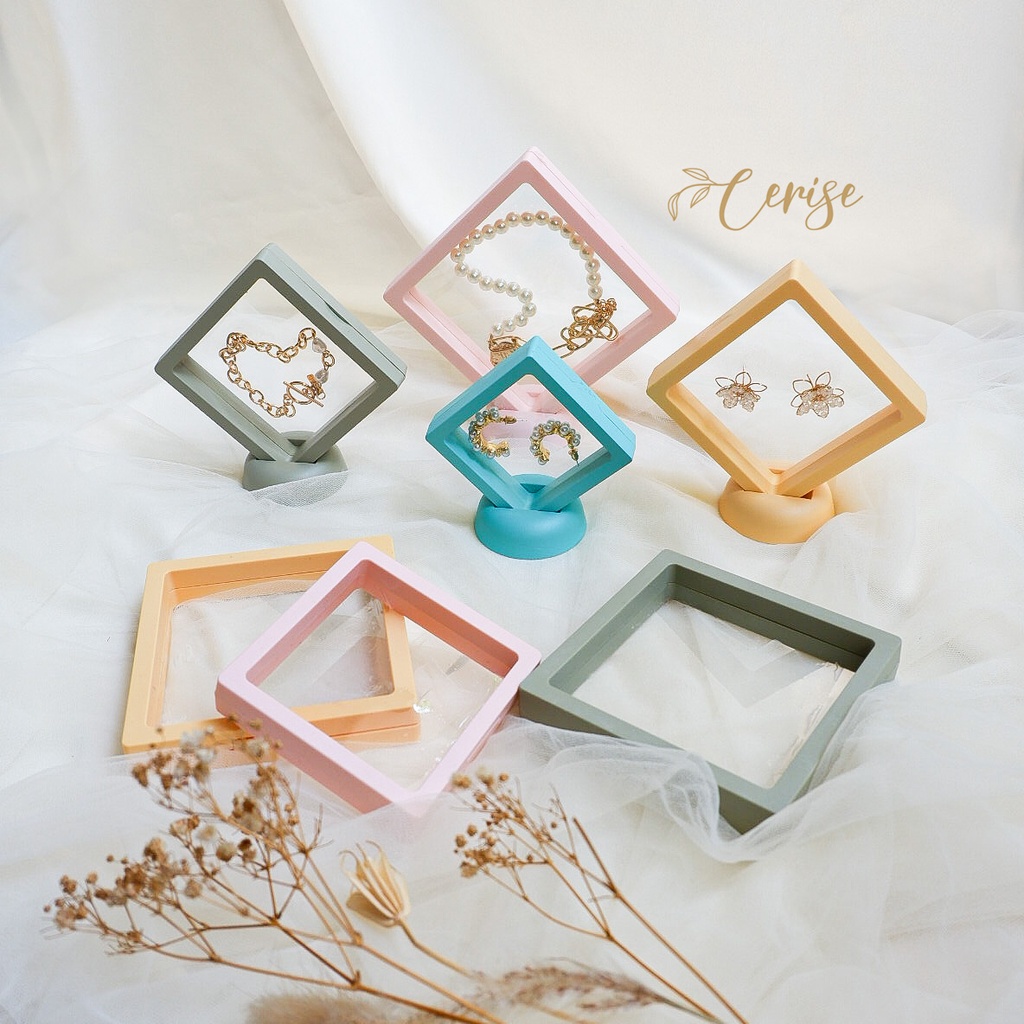 Earrings box | kotak/display perhiasan anti oksidasi untuk anting, gelang, kalung, cincin aneka warna